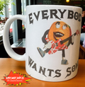 Everybody Wants Some Mug – Better Off Dead Burger Scene Coffee Cup