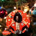 Sho’nuff Christmas Ornament – Handmade Ceramic Ornament – The Last Dragon Holiday Decor