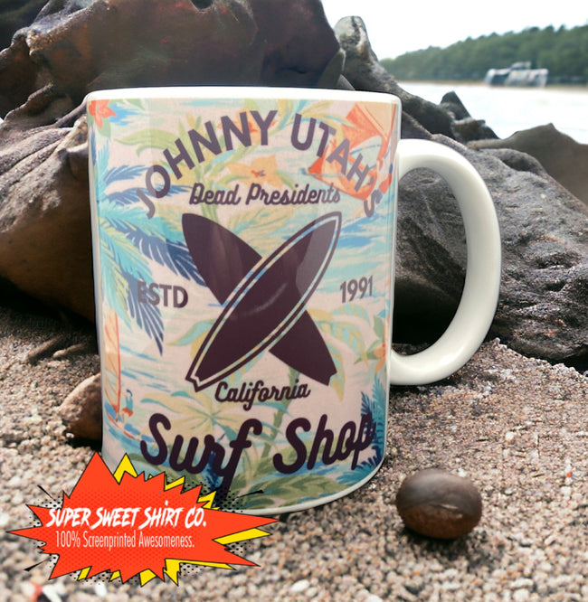 Point Break Johnny Utah Surf Shop Coffee Mug - supersweetshirts