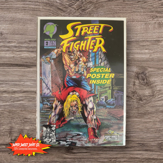 Street Fighter Vol. 1 #2 β First Appearance of Vega (1993, Malibu Comics) β NM 9.4-9.6