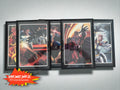 Framed 1994 Flair Marvel Jumbo Card Set – Cyclops, Storm, Punisher, Phoenix, Magneto – Vintage Superhero Wall Art