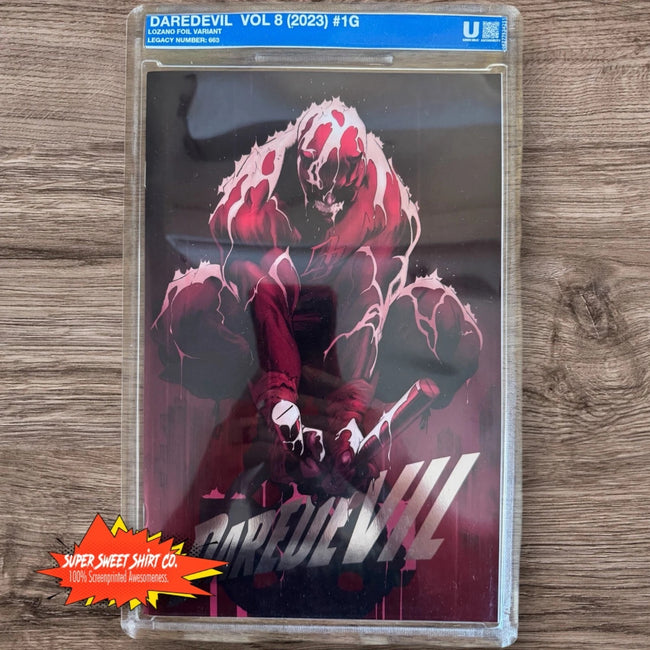 DAREDEVIL #1 FOIL VARIANT NM Volume 8 2023 Rare Soft Slabbed NM Condition
