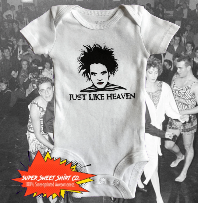 Robert Smith Cure Baby Bodysuit - supersweetshirts