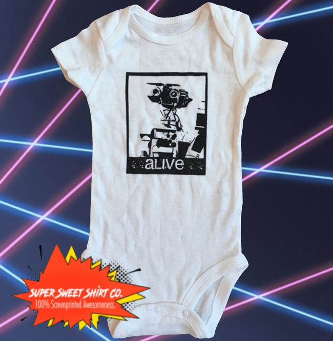 Johnny 5 Short Circuit Bodysuit - supersweetshirts