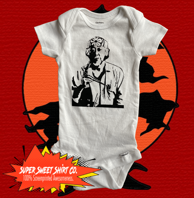 Mr. Miyagi Karate Kid Baby Bodysuit - supersweetshirts