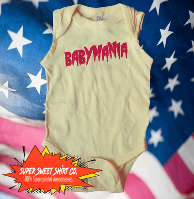 Baby Mania Pro Wrestling Bodysuit - supersweetshirts