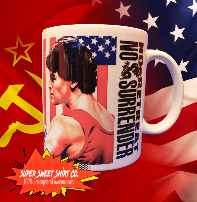 No Retreat No Surrender Van Damme Mug - supersweetshirts