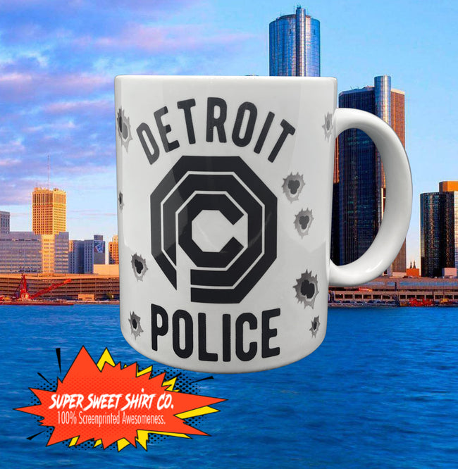Robocop Detroit Police Coffee Mug - supersweetshirts