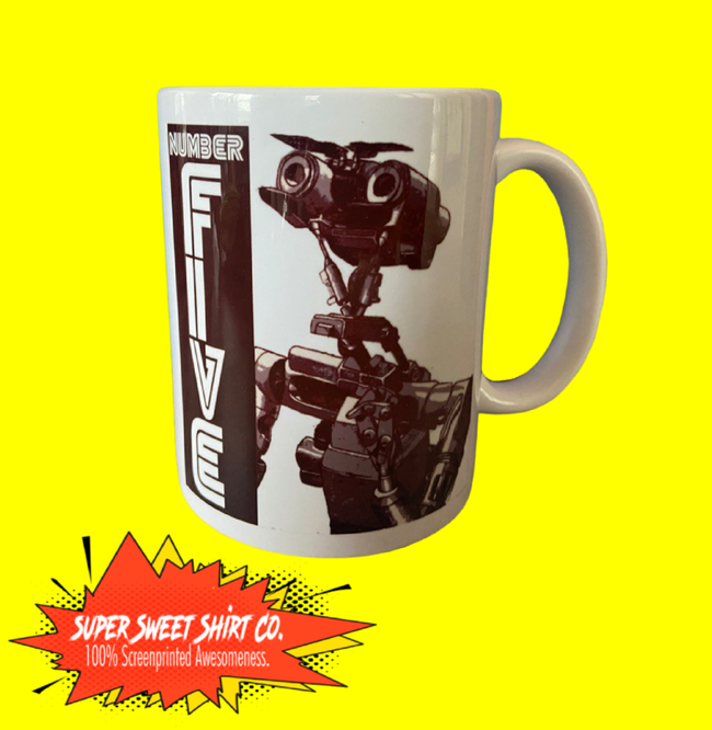 Johnny 5 Alive Short Circuit Robot Mug - supersweetshirts