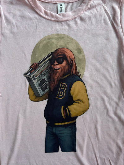 Scott Howard Teen Wolf Full Moon Women's Shirt – Retro 80s Werewolf Boombox Tee