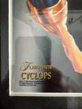 Framed 1994 Flair Marvel Jumbo Card Set – Cyclops, Storm, Punisher, Phoenix, Magneto – Vintage Superhero Wall Art