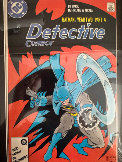 Detective Comics #578 (1987) Batman Year Two Finale VF+ 8.5 Todd McFarlane UV Frame
