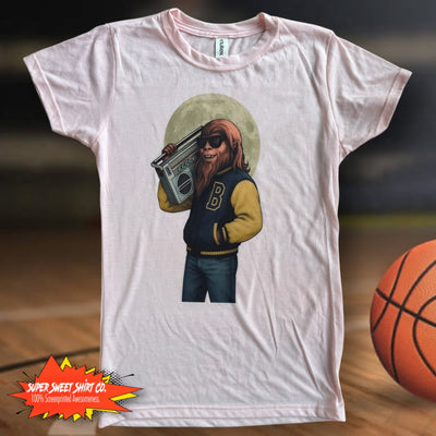 Scott Howard Teen Wolf Full Moon Women's Shirt – Retro 80s Werewolf Boombox Tee