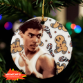 The Last Dragon Christmas Ornament – Handmade Ceramic Bruce Leroy Ornament – 80s Movie Holiday Decor