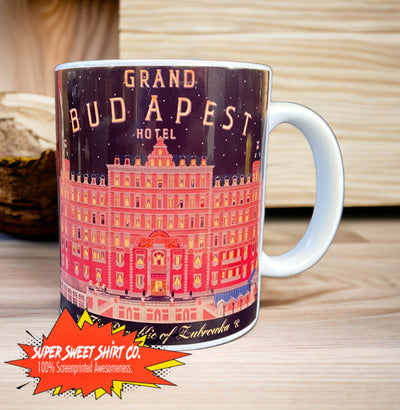 Grand Budapest Hotel Night Wes Anderson Mug - supersweetshirts