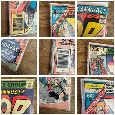 Thor Annual Lot (1976–1979) – 4 Issues | VF– 7.5 | Bronze Age Marvel | Newsstand #8B