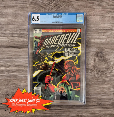 Daredevil #168 - First Appearance of Elektra - Key Marvel Comic in High Condition - High Graded 6.5 CGC