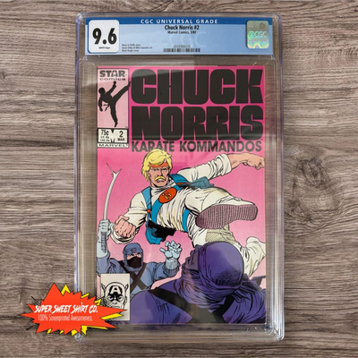 Chuck Norris Karate Kommandos #2 - Rare - CGC 9.6 NM+ Graded Comic (1987 Marvel Star)