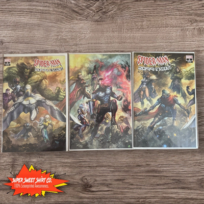 Spider-Man 2099: Exodus Comic Lot – Issues #2, #3, #4 – Alan Quah Connecting Variants