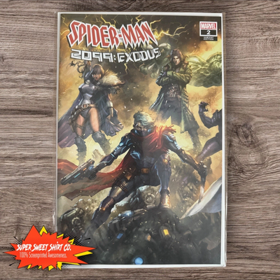 Spider-Man 2099: Exodus Comic Lot – Issues #2, #3, #4 – Alan Quah Connecting Variants