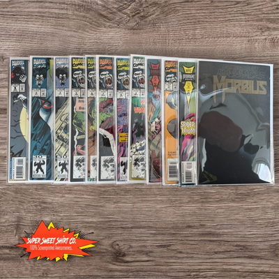 Morbius Lot (12 Comics) Living Vampire Vol 1 + Revisited #1 VG-NM Marvel 1992