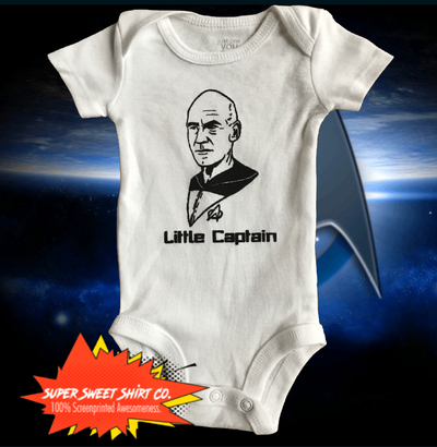 Little Captain Picard Star Trek Bodysuit - supersweetshirts
