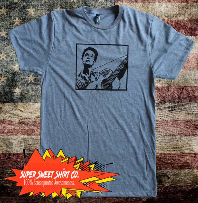 Woody Guthrie Folk Shirt