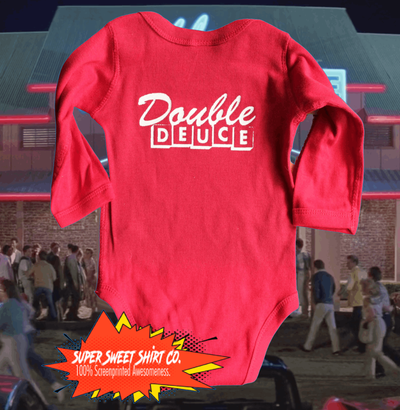 Road House Double Deuce Staff Baby Bodysuit - supersweetshirts
