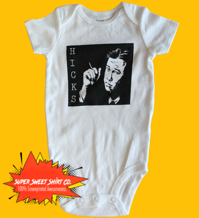 Bill Hicks Comedy Legend Baby Bodysuit - supersweetshirts